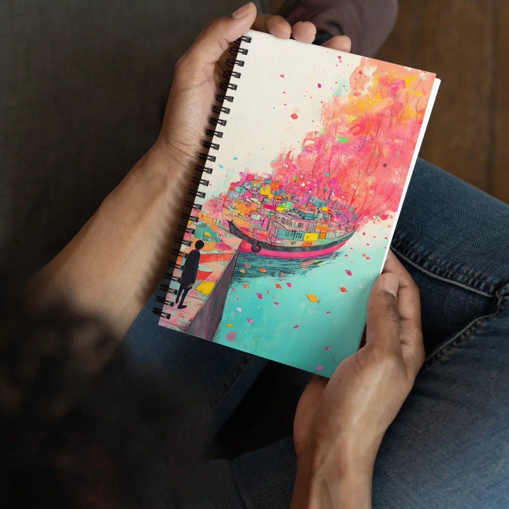 Whispers of a Colorful Dream | Spiral Notebook