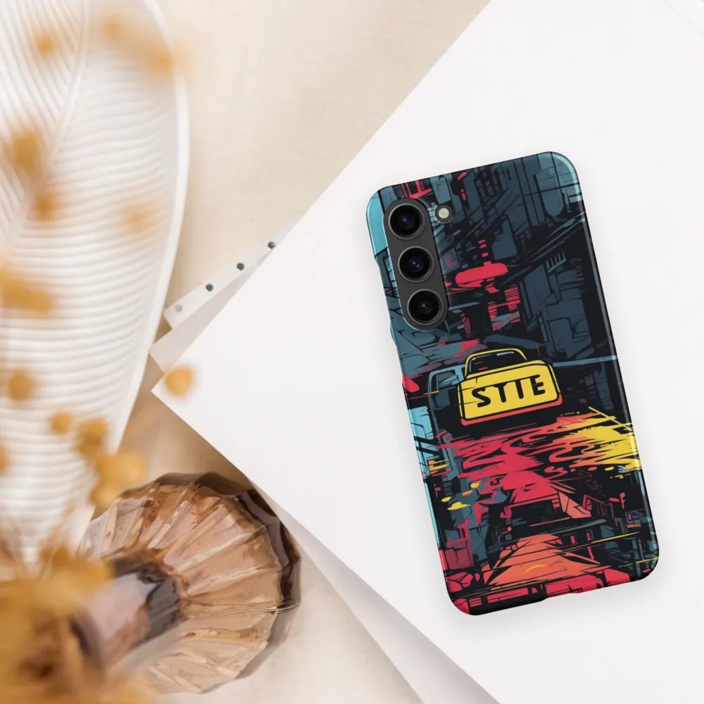 Citybeat: A Neon Dreamscape | Phone Case |  S23 Plus | Snap Case | Matte