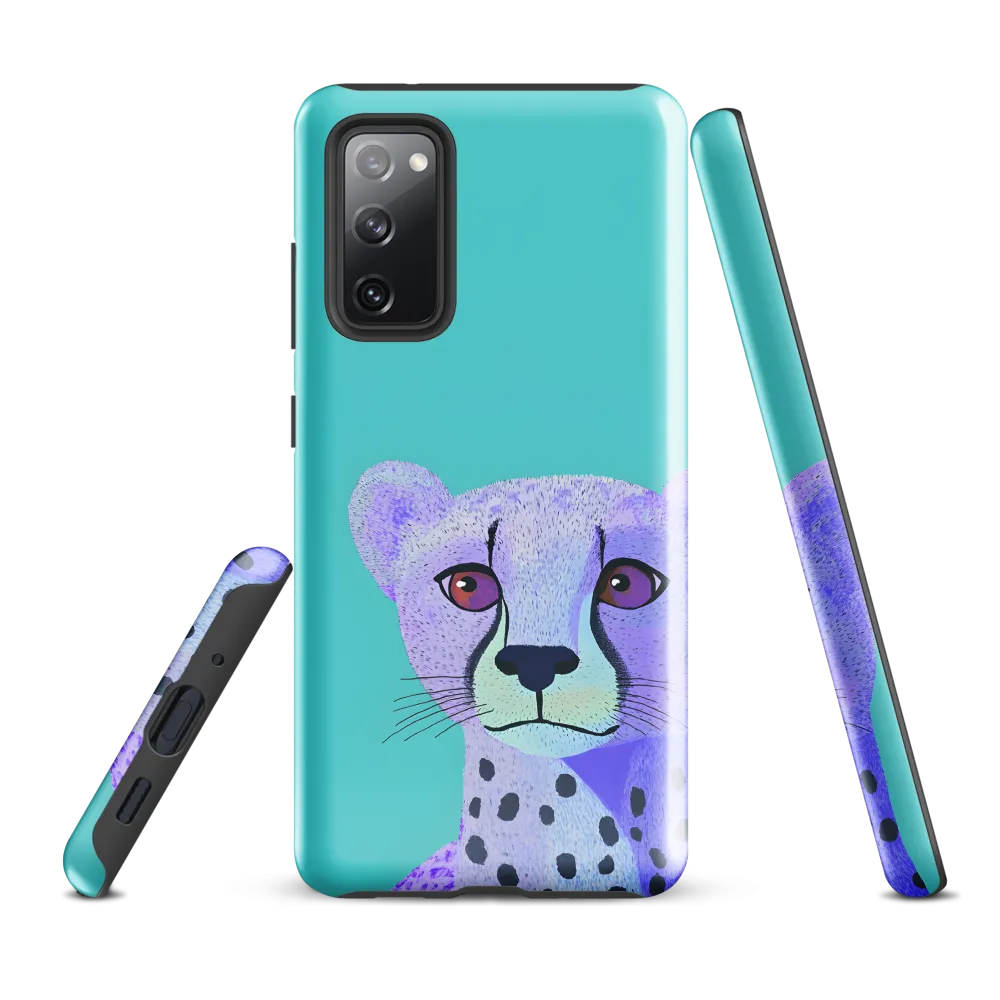 Curious Cheetah | Phone Case |  S20 FE | Tough Case | Glossy