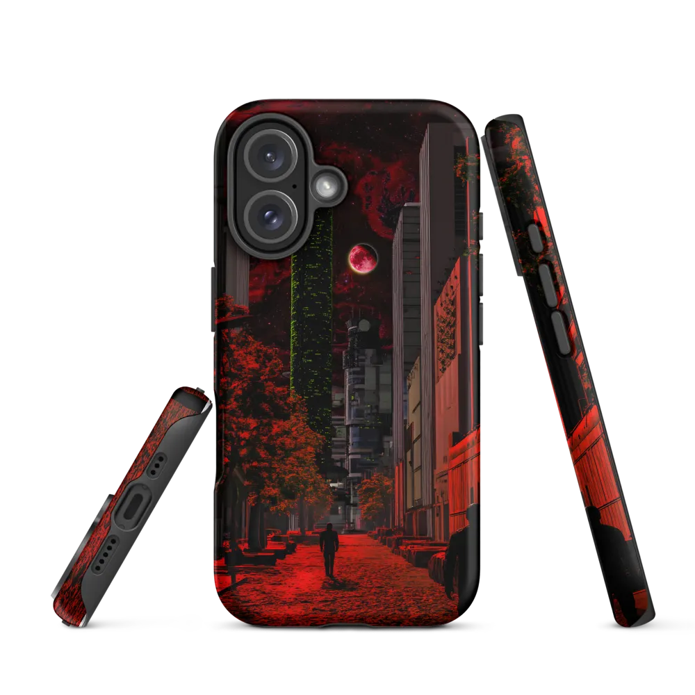 Cosmic Streets of a Dystopian Future | Phone Case |  16 | Tough Case | Matte