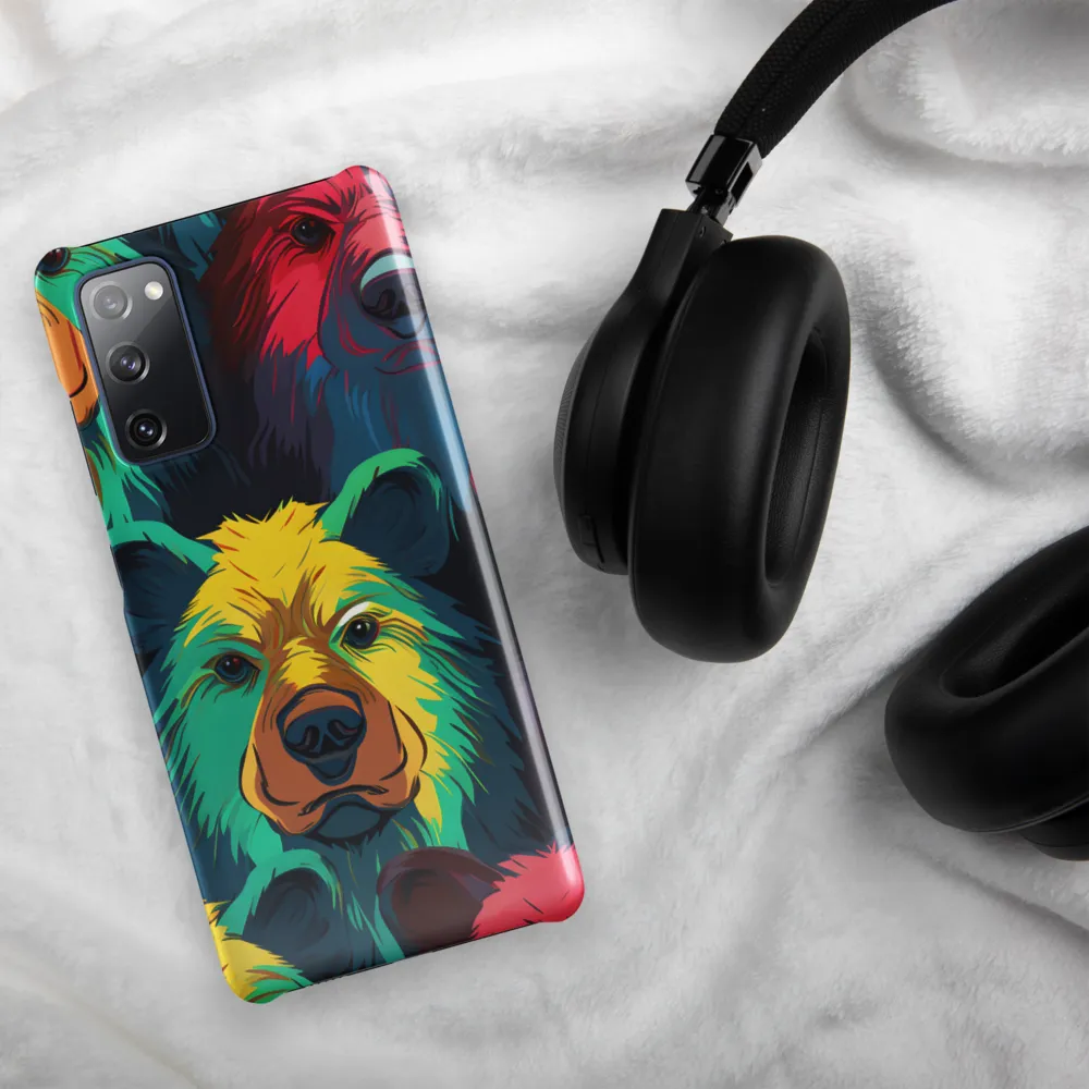 The Colorful Essence of Bears | Phone Case |  S20 FE | Snap Case | Glossy