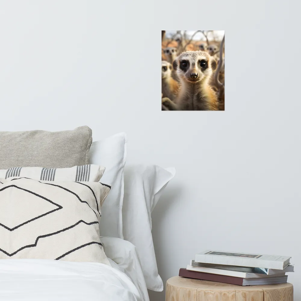 Curious Meerkats in Community | Poster | 11″×14″