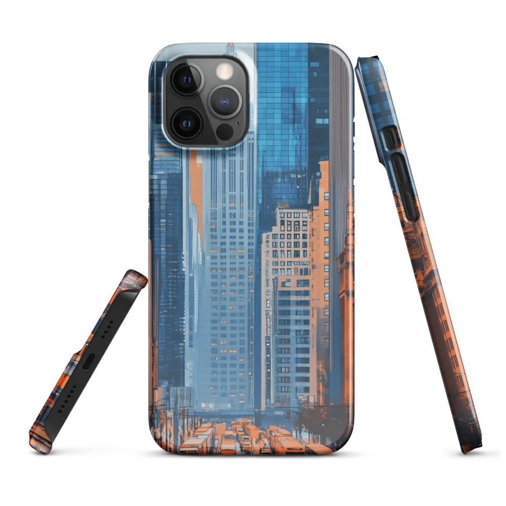 Urban Symphony in Blue and Orange