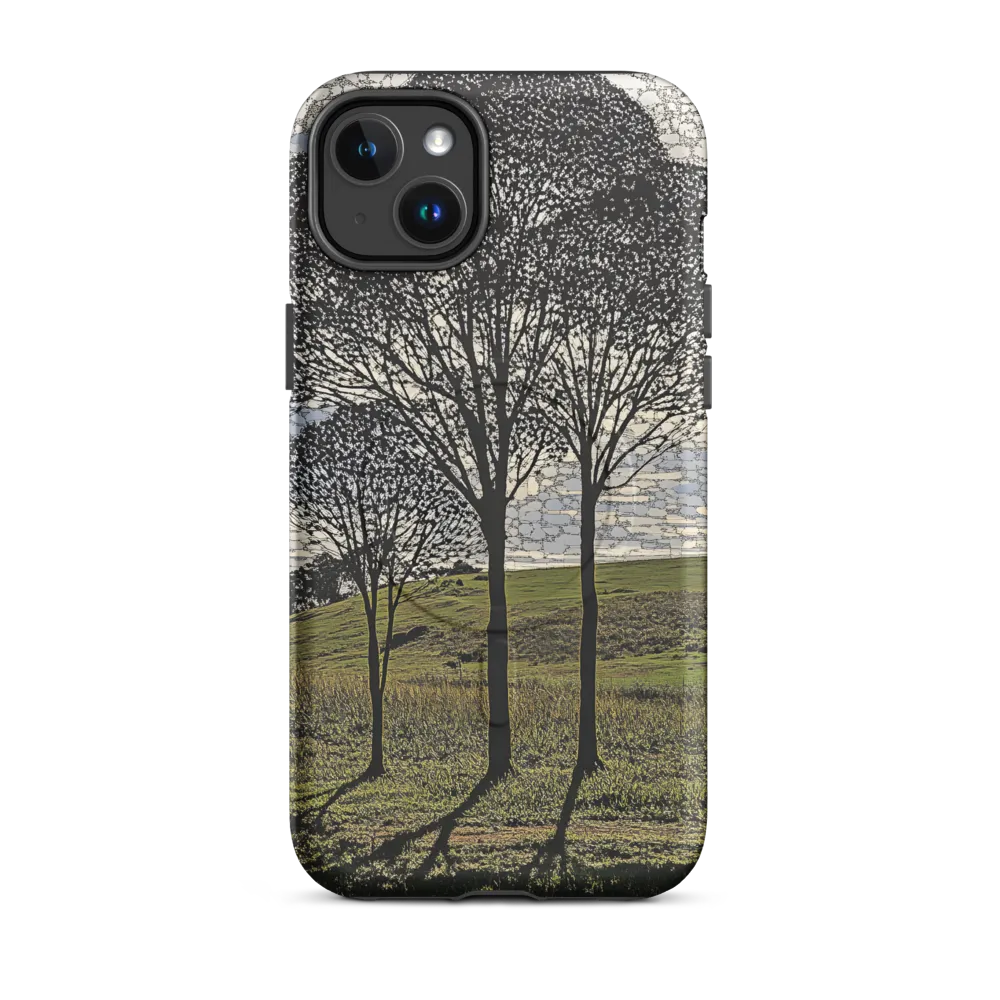 Tranquil Shadows: A Silhouette of Nature