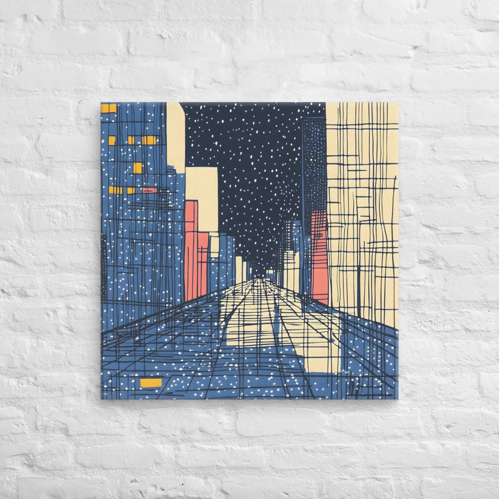 Urban Nights | Canvas | 28″×28″