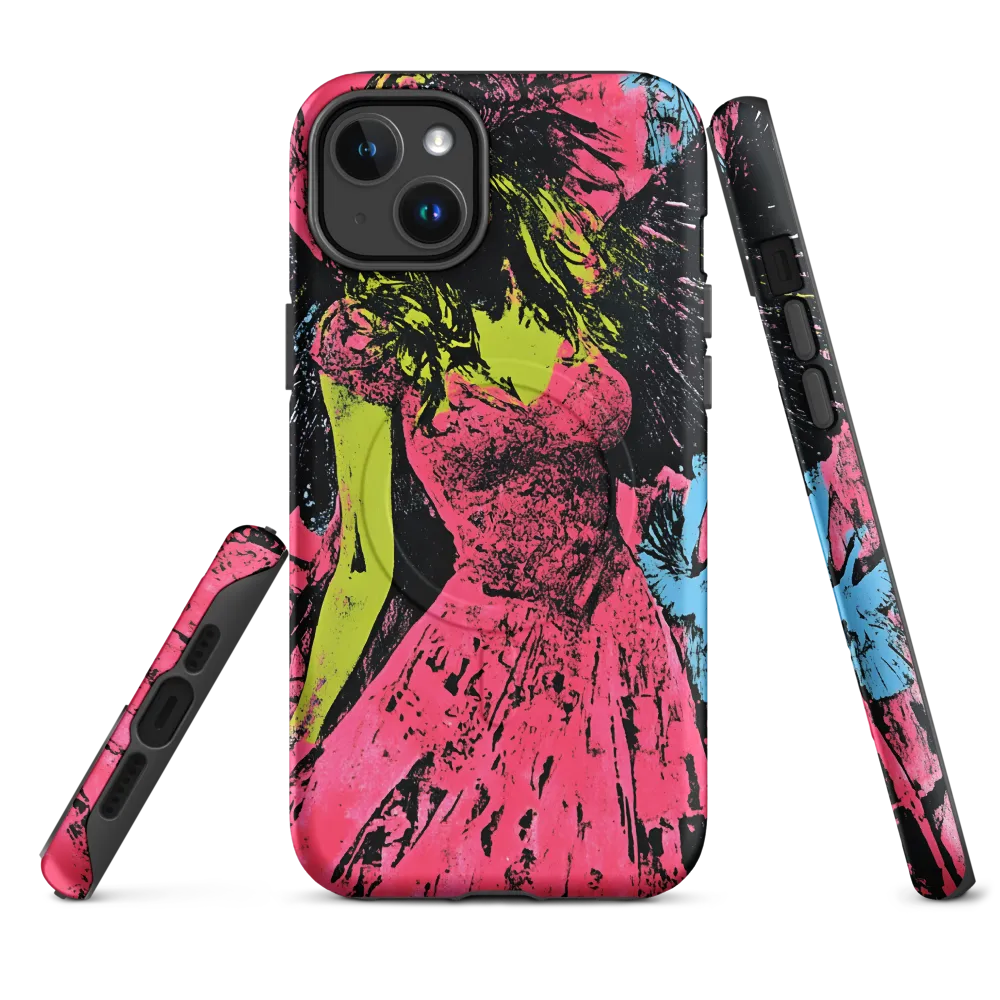 Mystical Angel in Neon Dreams