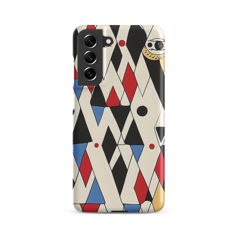 Dynamic Geometric Symphony | Phone Case |  S21 FE | Snap Case | Matte