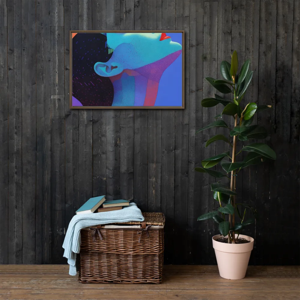 Ethereal Reverie | Canvas with Brown Frame | 20″×30″