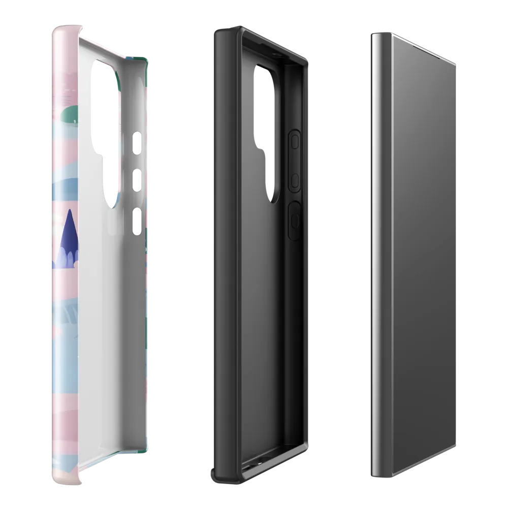 Whimsical Reflections: A Journey Through Landscapes | Phone Case |  S24 Ultra | Tough Case | Glossy
