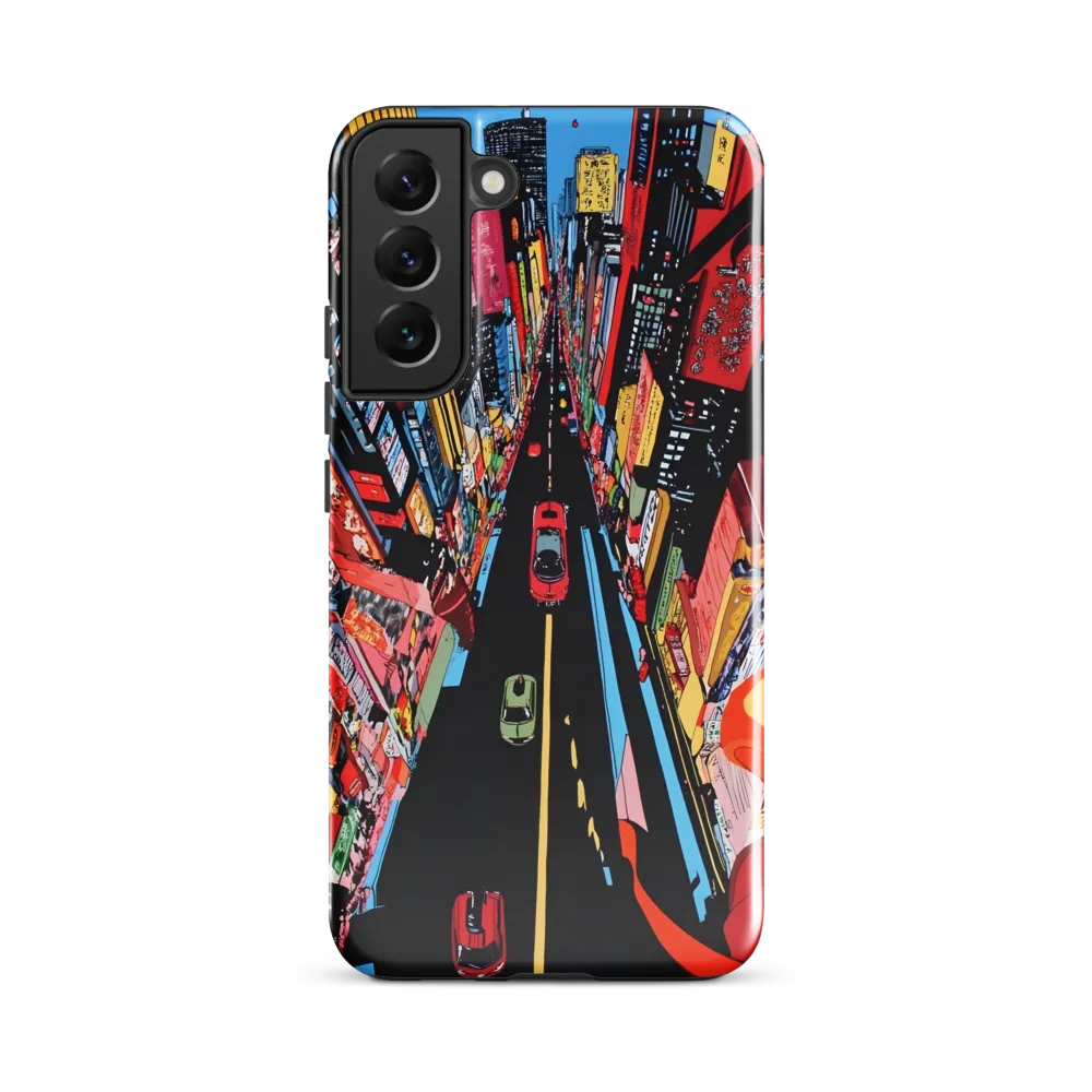 Urban Symphony: A Bird's-Eye View of Life | Phone Case |  S22 Plus | Tough Case | Glossy