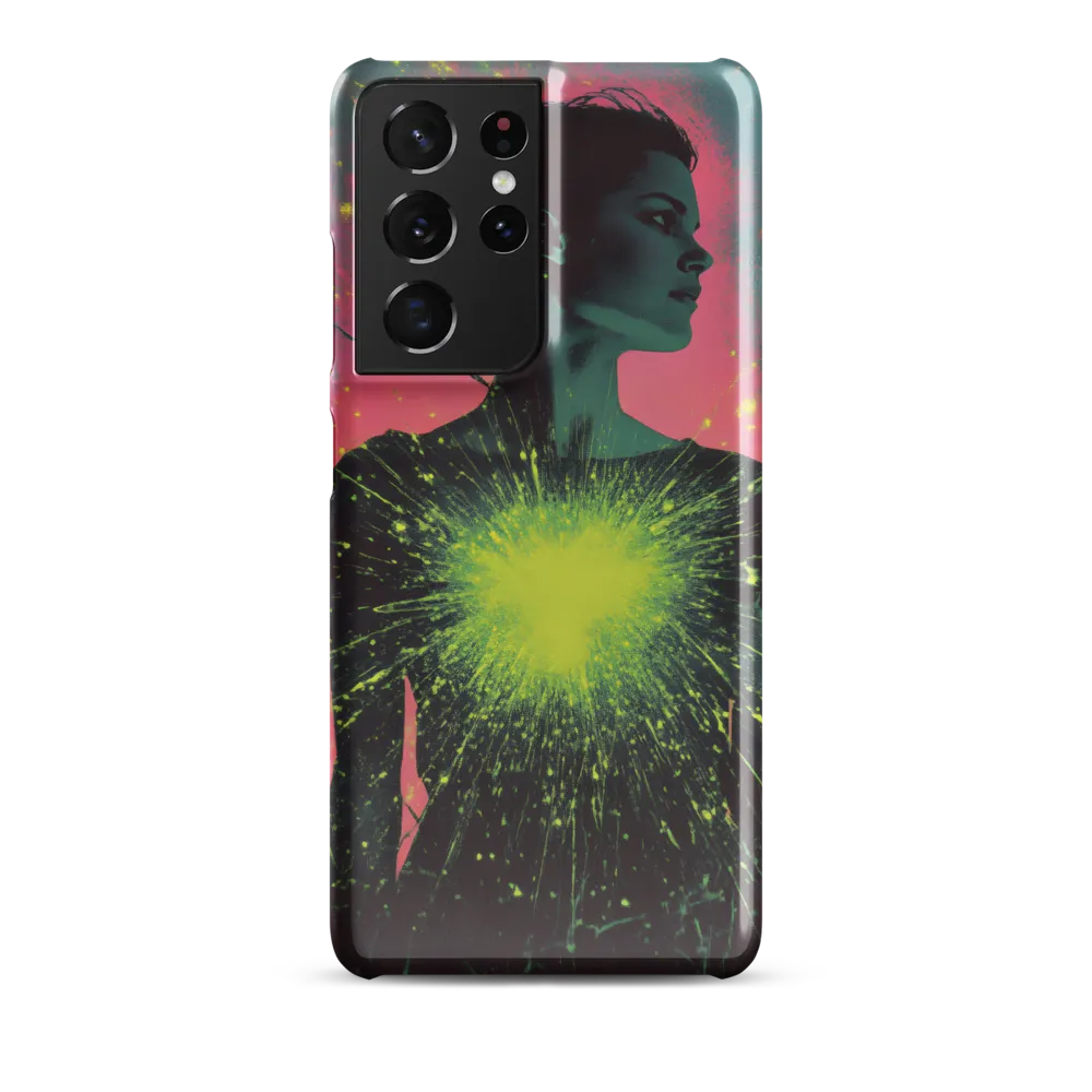 Cosmic Heart: A Surreal Portrait of Strength
