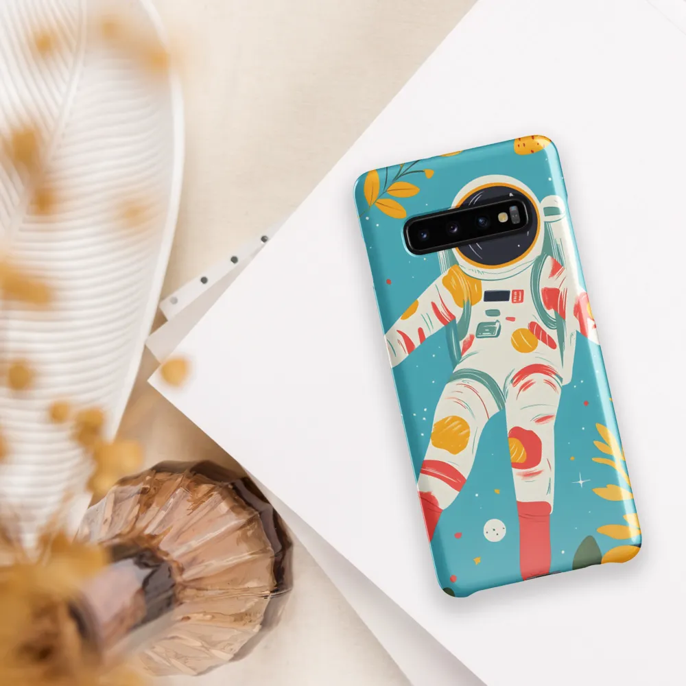 Floating in Cosmic Serenity | Phone Case |  S10 Plus | Snap Case | Glossy