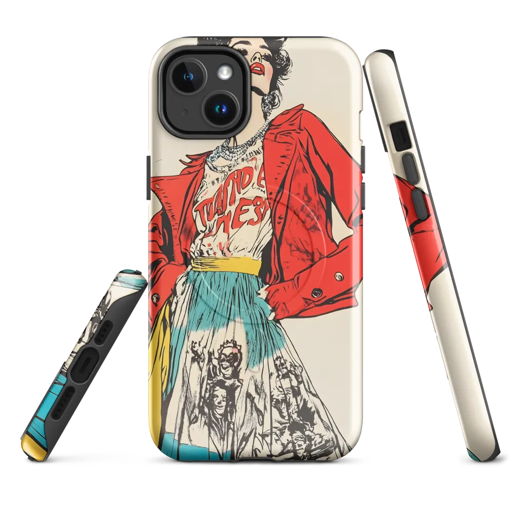 Vibrant Elegance: A Pop Art Fashion Statement