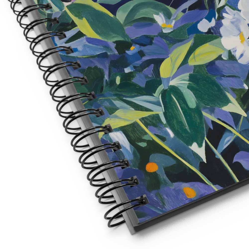 Hidden Majesty: The Jaguar Amongst Tropical Splendor | Spiral Notebook