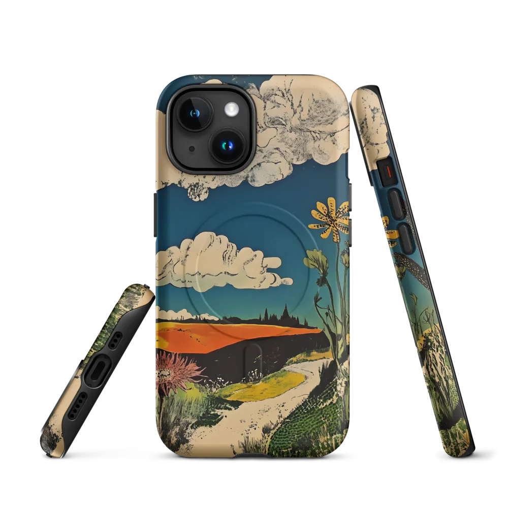 Surreal Blooming Landscape