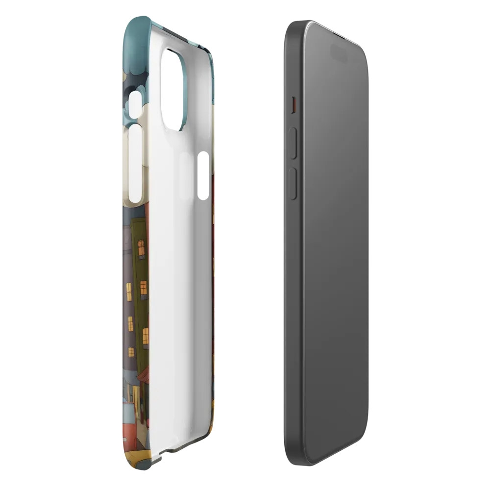 Urban Symphony: A City Awakens at Dusk | Phone Case |  15 Plus | Snap Case | Glossy