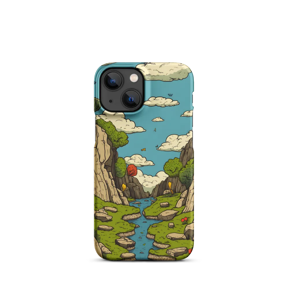 Whimsical Serenity: A Canyon Landscape