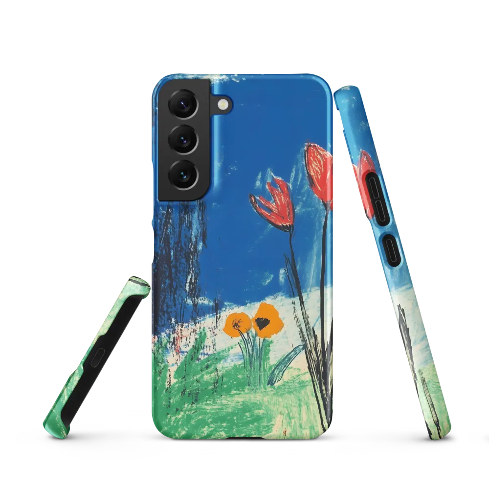 Joyful Blossoms in Blue