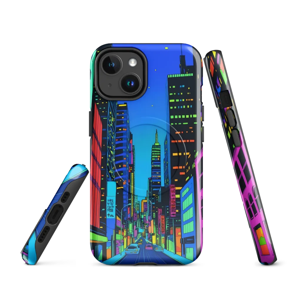 Neon Dreamscape: A Futuristic City at Dusk