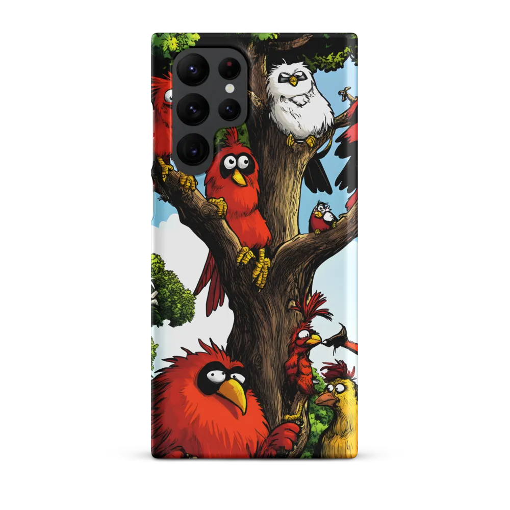 Whimsical Avian Gathering