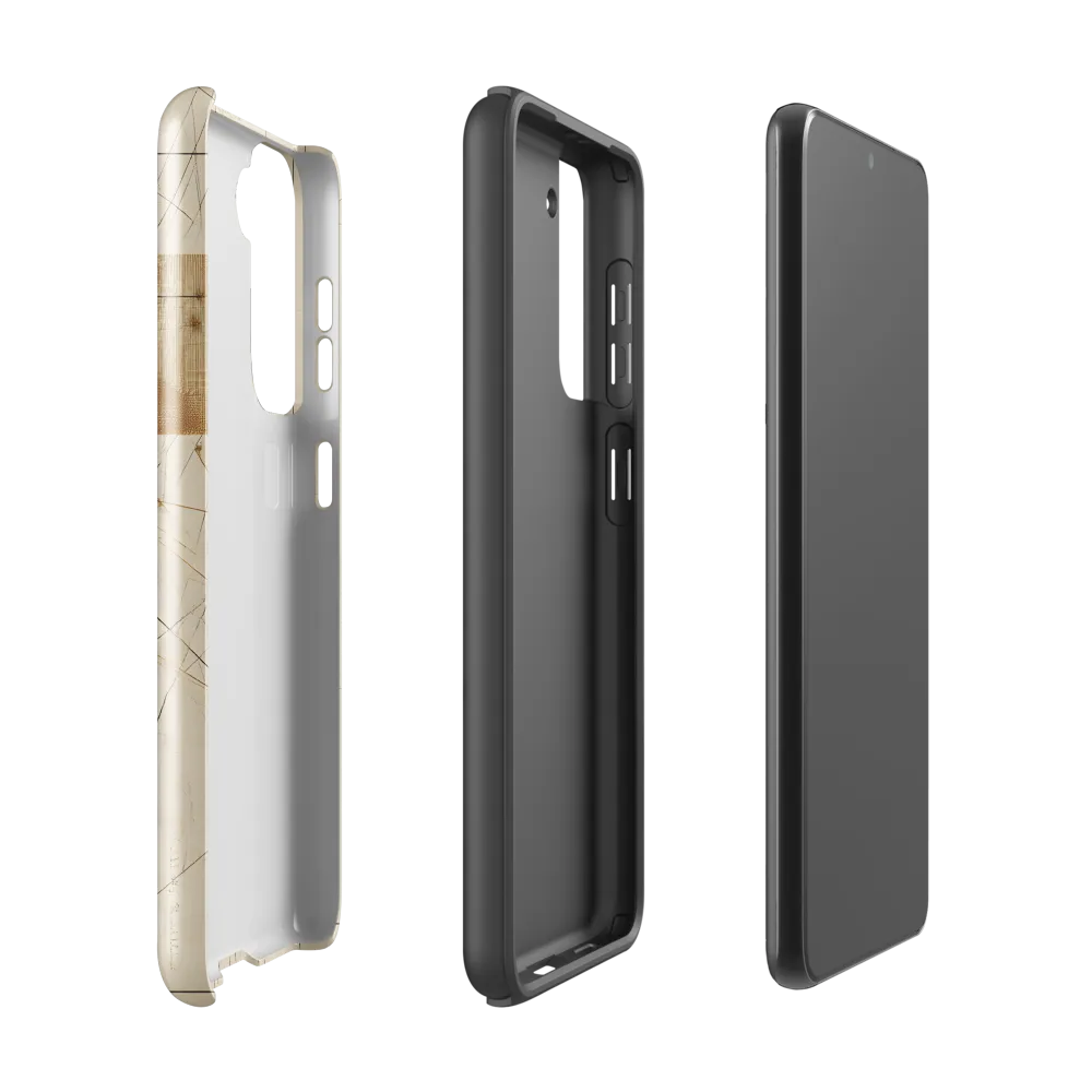 Elegance in Lines | Phone Case |  S21 | Tough Case | Glossy