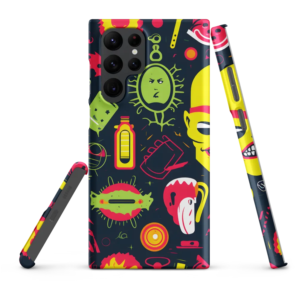 Neon Revelry: A Quirky Exploration of Modern Pop Art