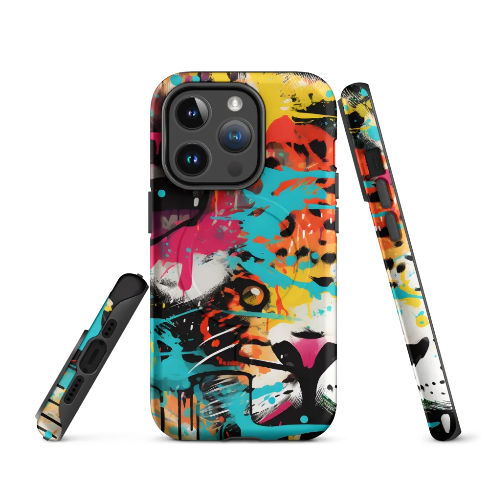 Fierce Fusion: Tiger and Lion in Graffiti