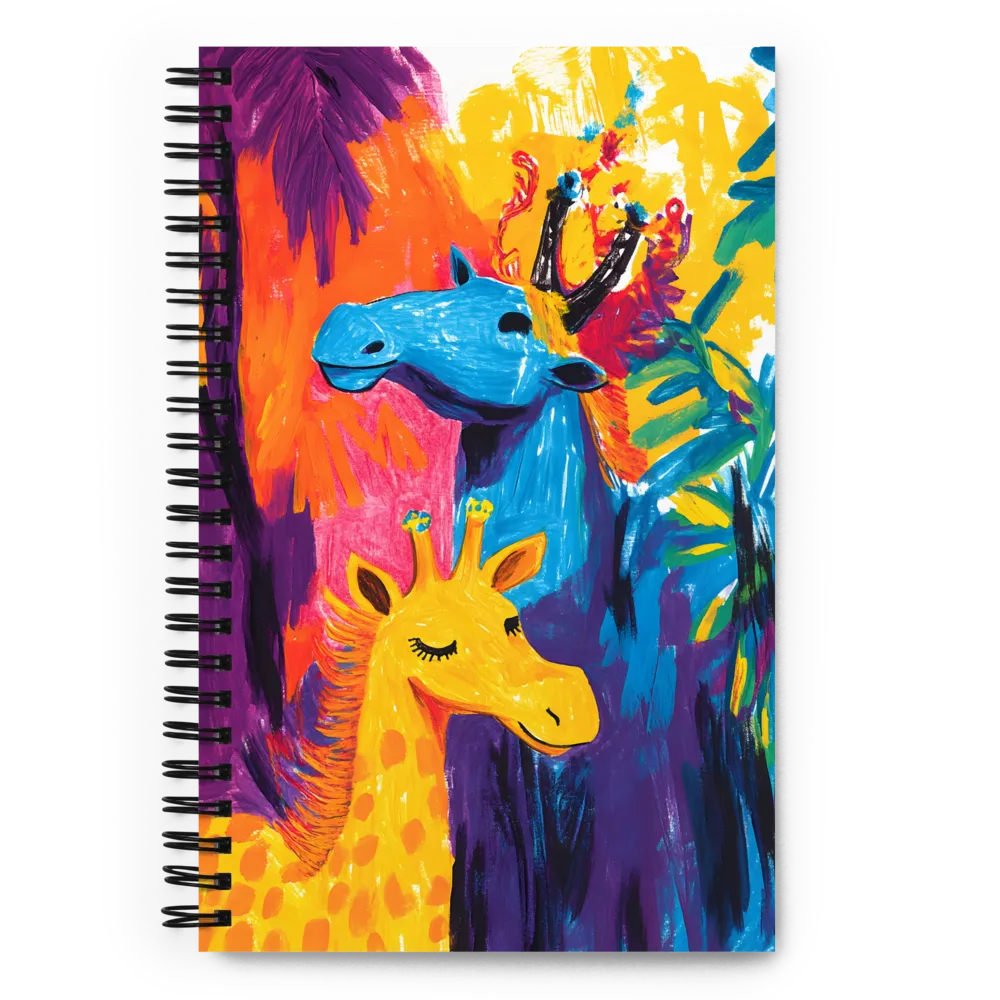 Playful Harmony in Color | Spiral Notebook