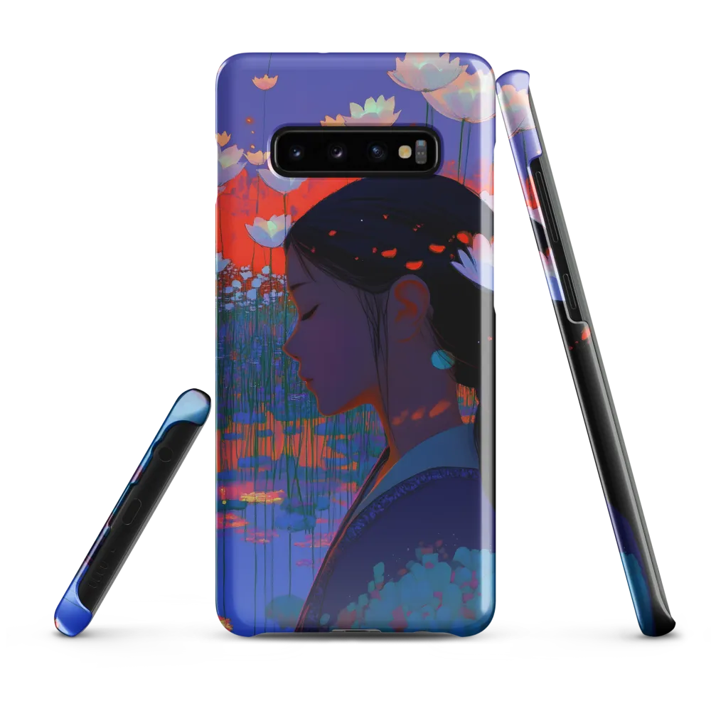 Serenity In Bloom | Phone Case |  S10 Plus | Snap Case | Glossy