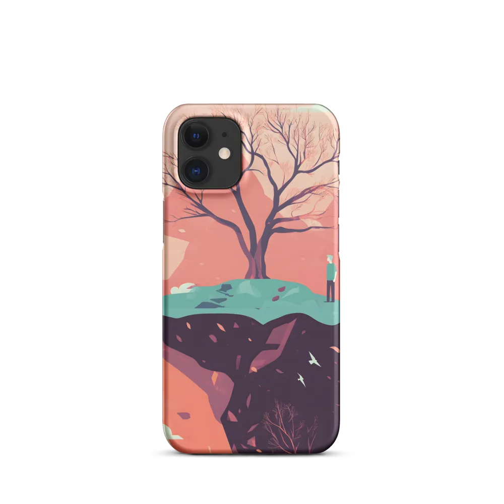 Contemplating Solitude | Phone Case |  12 Mini | Snap Case | Matte