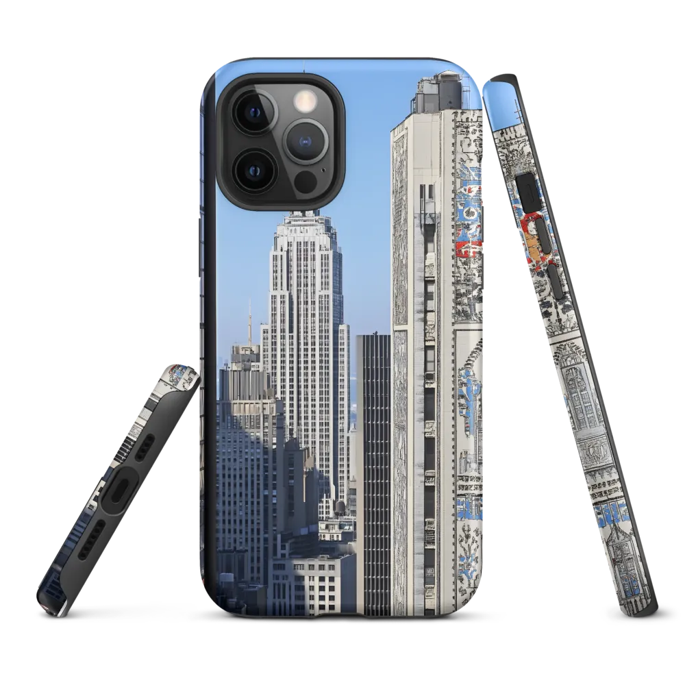 Urban Elegance: New York's Iconic Skyline | Phone Case |  12 Pro Max | Tough Case | Matte