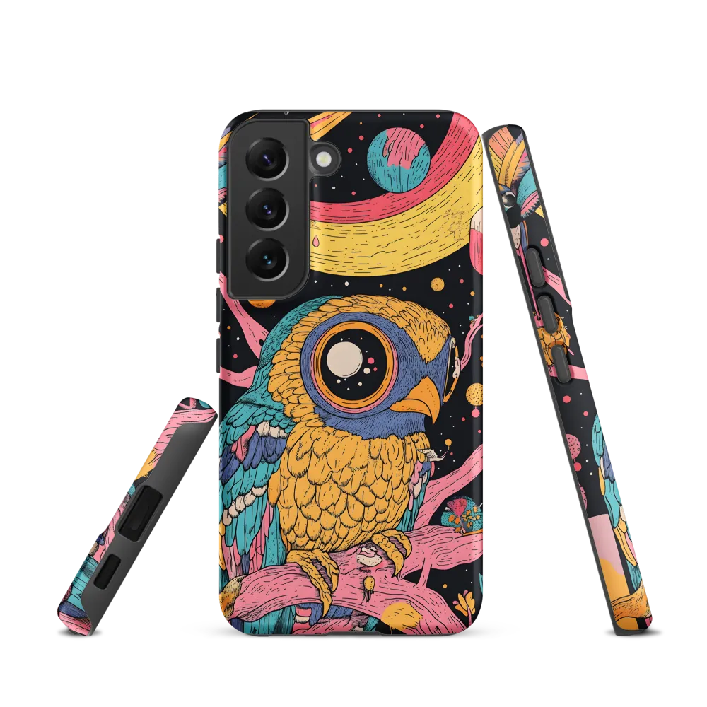 Whimsical Cosmic Owl | Phone Case |  S22 | Tough Case | Matte