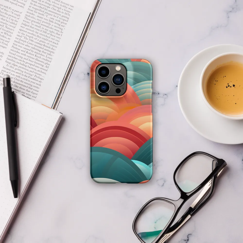 Rhythms of the Waves | Phone Case |  14 Pro | Snap Case | Matte