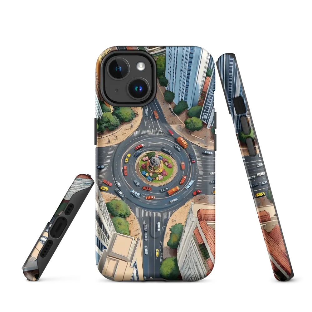 Urban Symphony: Aerial Vision of City Life