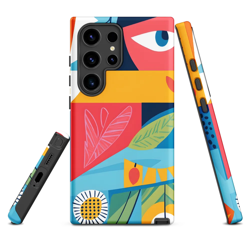 Fragmented Gaze in Botanical Blocks