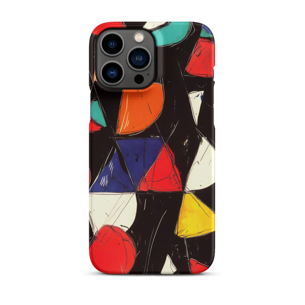 Vibrant Geometric Symphony | Phone Case |  13 Pro Max | Snap Case | Matte