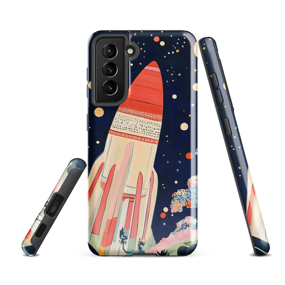 Cosmic Dreams: The Rocket's Journey