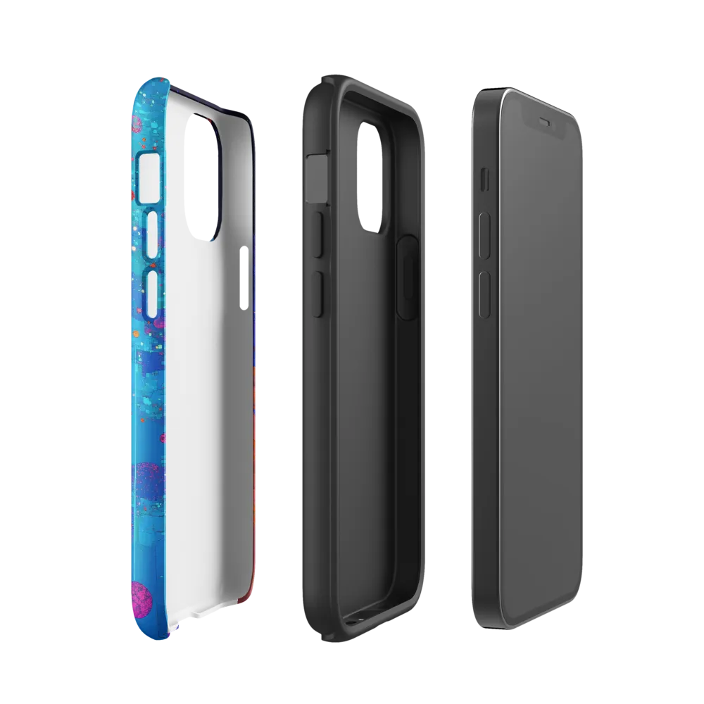 Cosmic Exploration: The Astronaut's Journey | Phone Case |  12 mini | Tough Case | Glossy