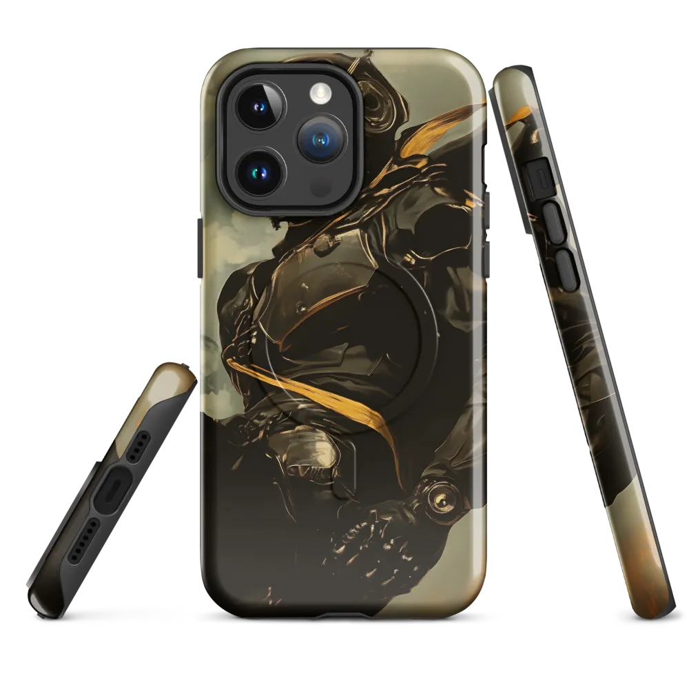 Ethereal Explorer: The Enigmatic Astronaut | Phone Case |  14 Pro Max | MagSafe® Tough Case | Glossy