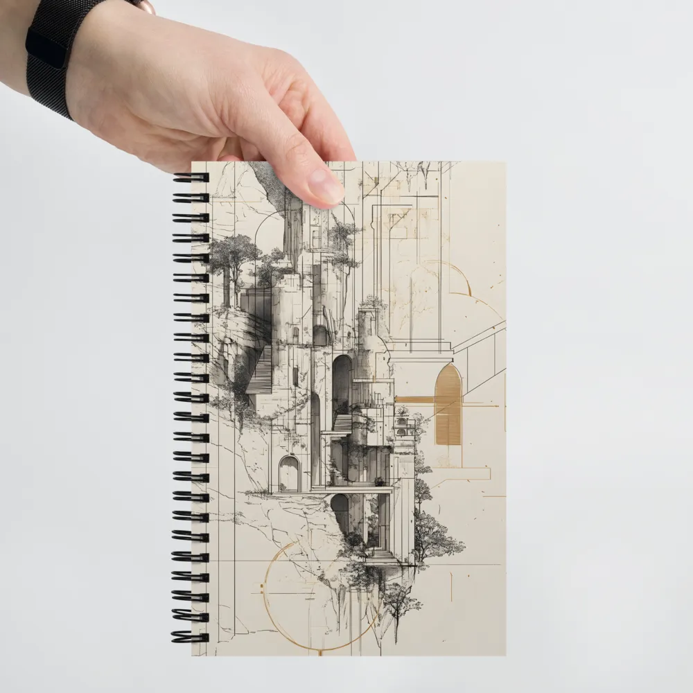 Ethereal Architectures | Spiral Notebook