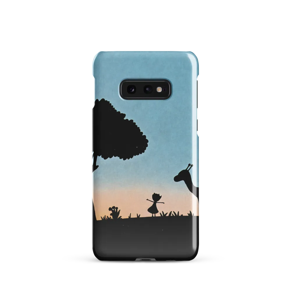 Curiosity in the Silhouette | Phone Case |  S10e | Snap Case | Glossy