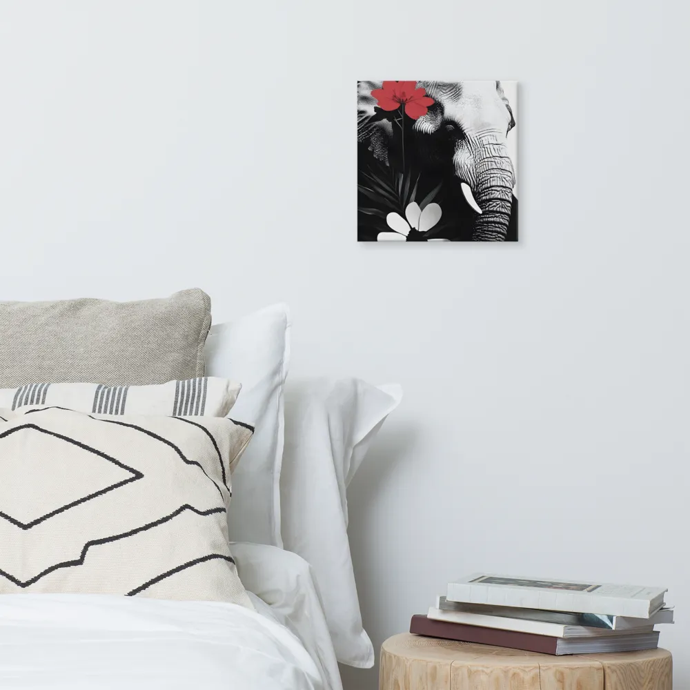 Elephant Harmony | Canvas | 12″×12″