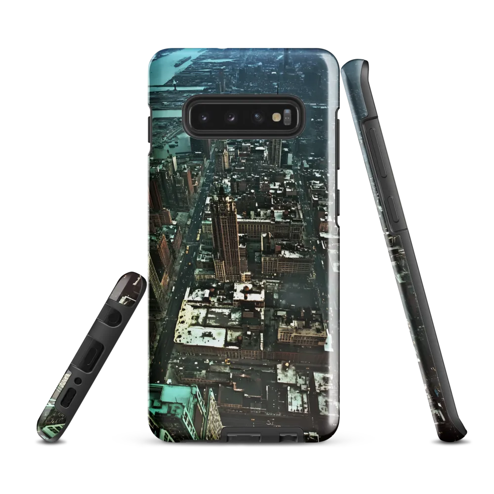 Aerial Symphony of Urban Life | Phone Case |  S10 Plus | Tough Case | Glossy