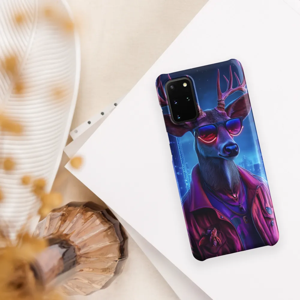 Urban Serenade: The Cool Deer | Phone Case |  S20 Plus | Snap Case | Matte