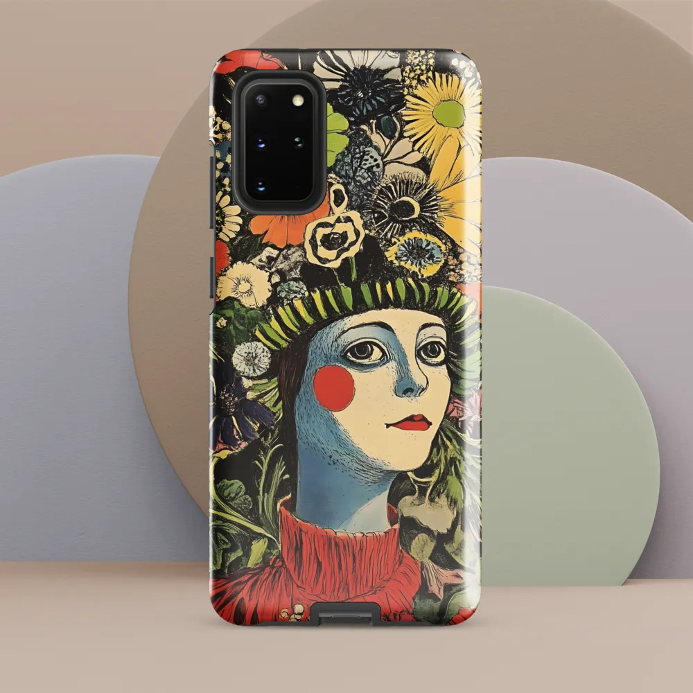 Floral Whimsy: A Portrait of Nature's Embrace