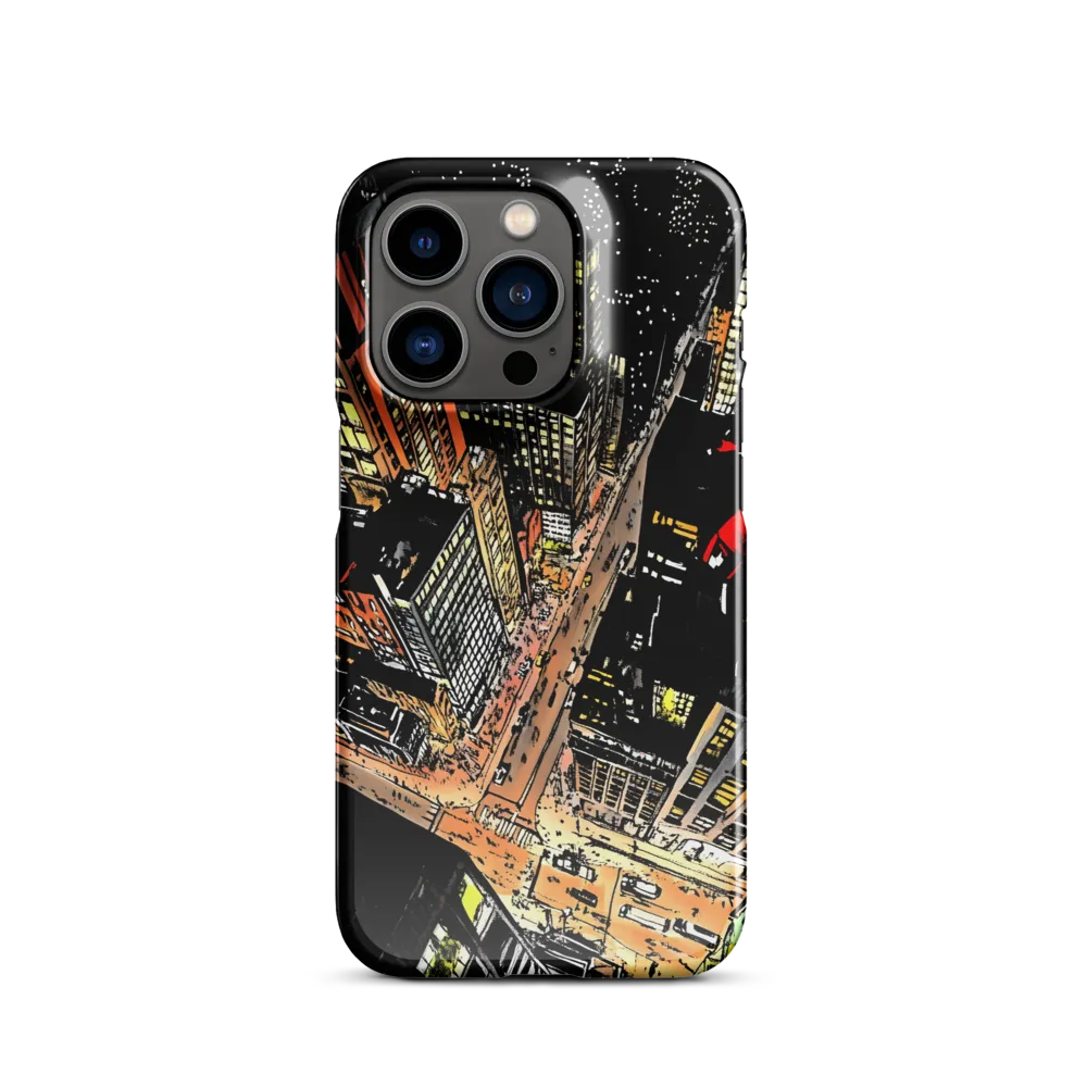 Urban Nightscape: A Bird's-eye View