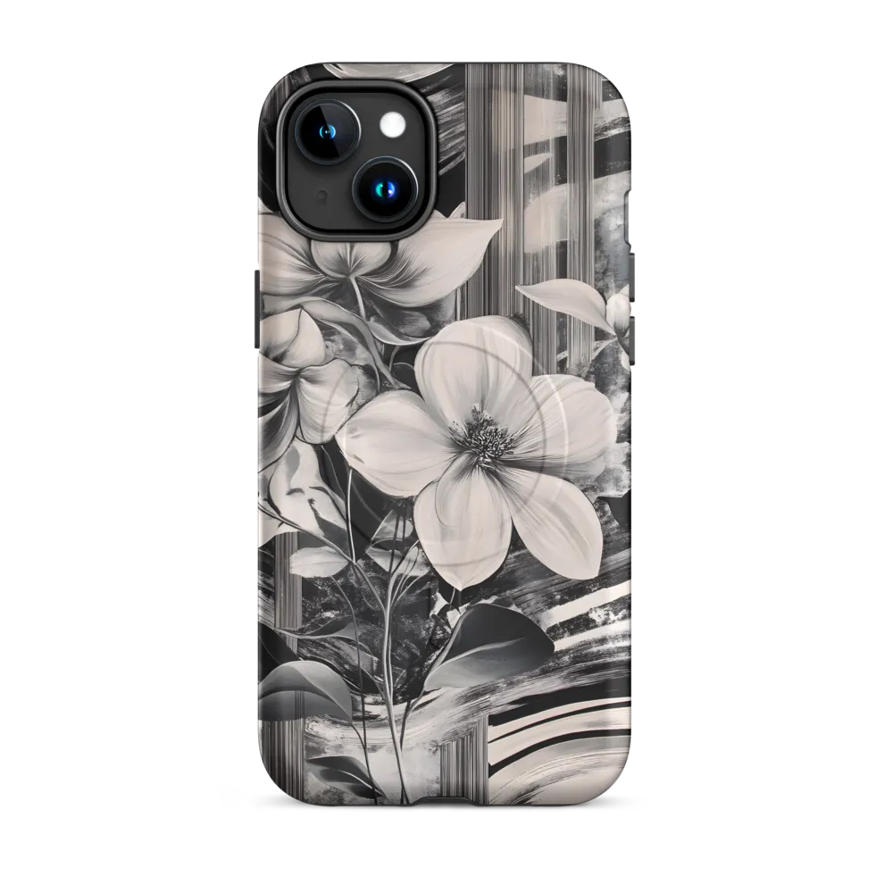 Ethereal Bloom: A Dance of Monochromes