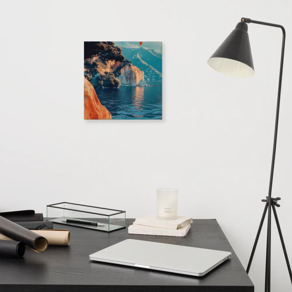Elysian Waterscape | Canvas | 12″×12″