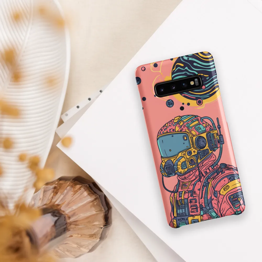 Exploration Beyond: A Digital Astronaut | Phone Case |  S10 Plus | Snap Case | Matte