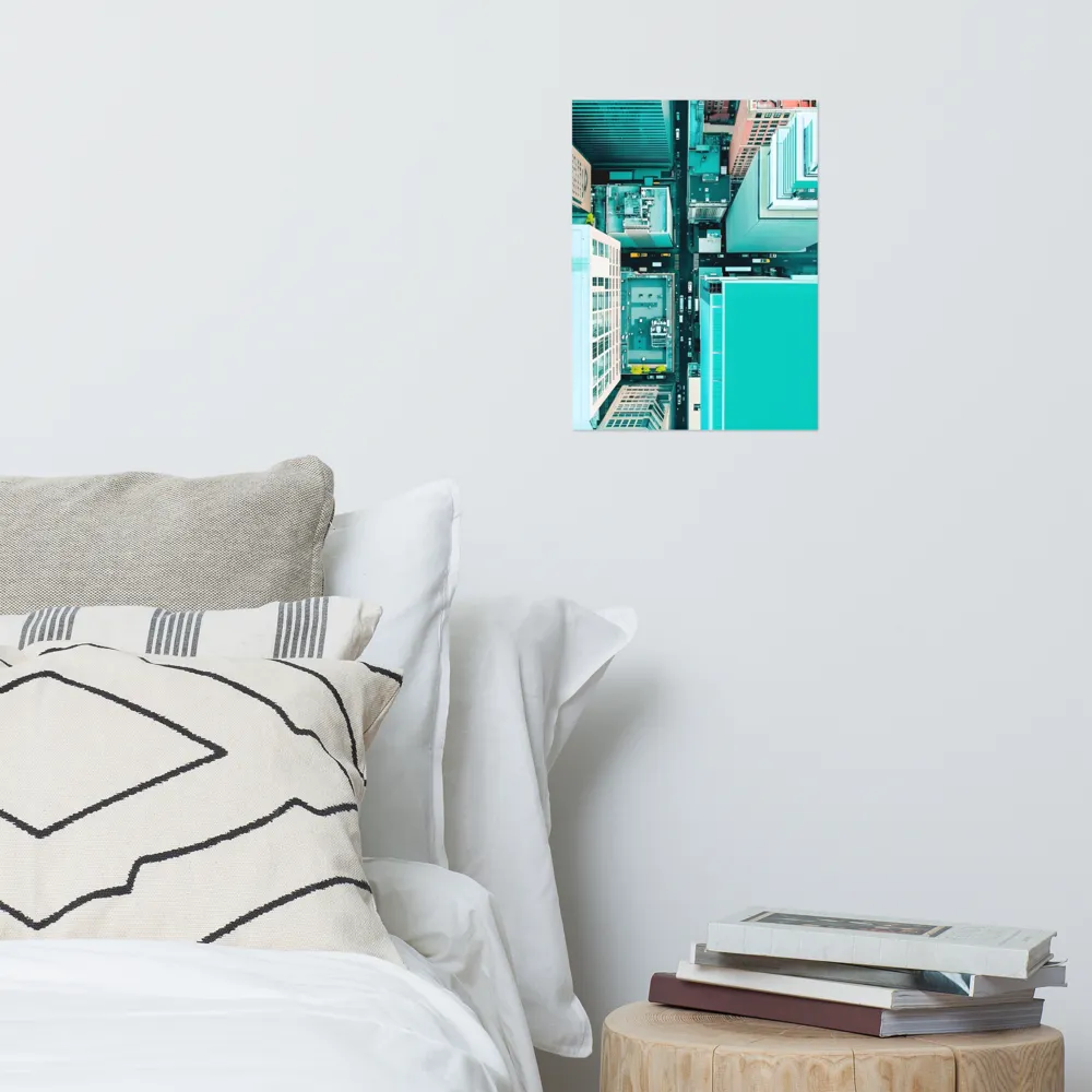 Urban Geometry: Aerial Perspective | Poster | 12″×16″